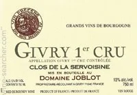 2012 Joblot Givry Clos de la Servoisine Blanc
