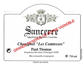 2012 Paul Thomas Sancerre Les Comtesses