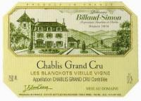 2011 Billaud Simon Chablis Grand Cru Blanchots VV