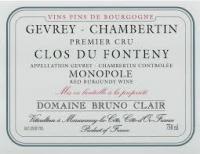 2010 Bruno Clair Gevrey Chambertin Les Fonteny