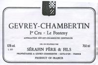 2012 Serafin Gevrey Chambertin Les Fontenys