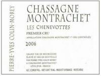 2011 Pierre Yves Colin Morey Chassagen Chenevottes