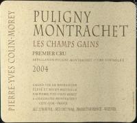 2013 Pierre Yves Colin Morey Puligny Champs Gains
